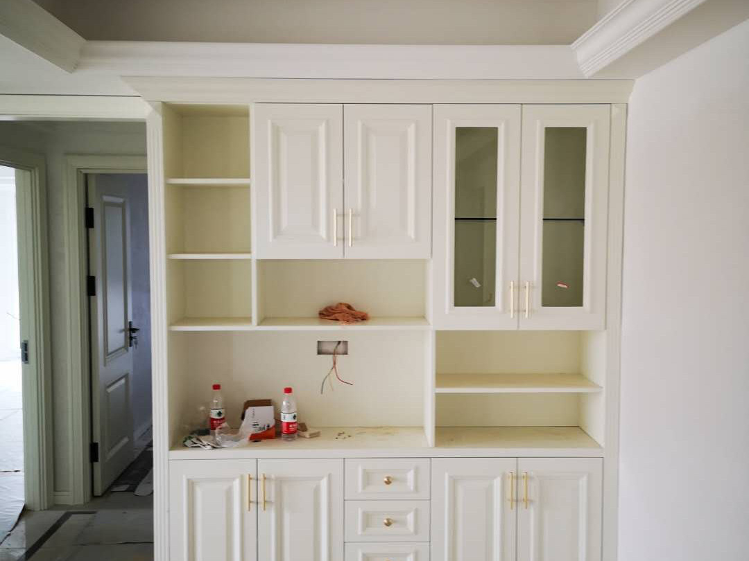 简美风的婚房入住,客厅吊顶大气漂亮,小户型也可以精致和温馨