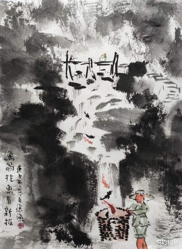 都江堰|我的家乡有一种老钓法——背篼钓鱼，能不能钓上鱼全靠运气