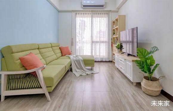 |72㎡也能做3房2卫，简约风格设计真温馨，虽然有些挤却特别实用！