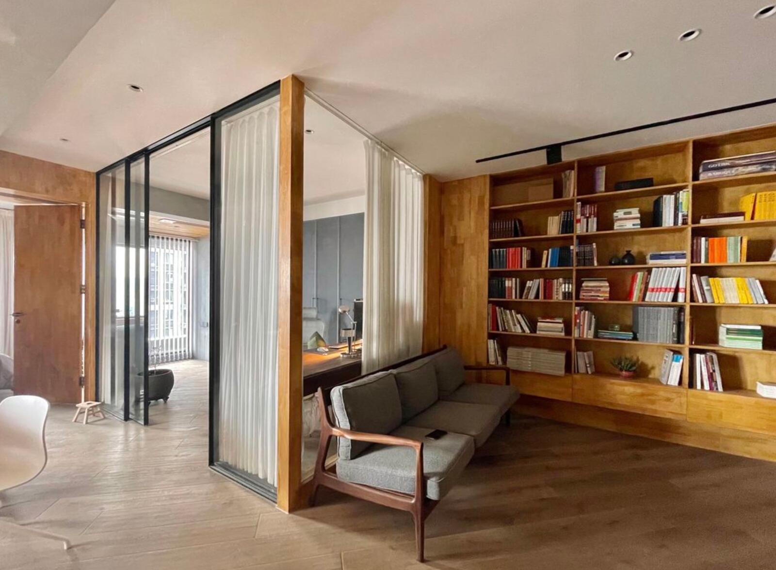 不愧是建筑师的家！63㎡，自己参与设计，一进门就超显品味