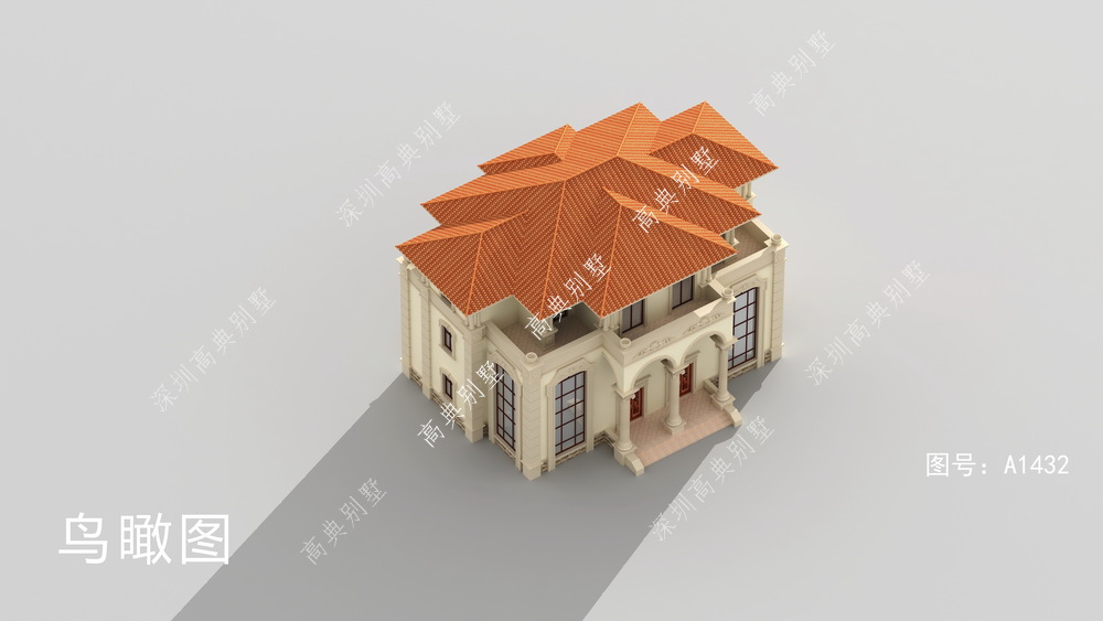 优质双拼欧式别墅，建出来省钱又霸气，兄弟就该建这样的房子。