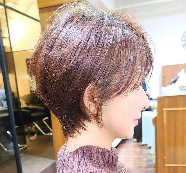 短发|2021年日式短发走红，适合30岁女生的短发，这么剪就对了！