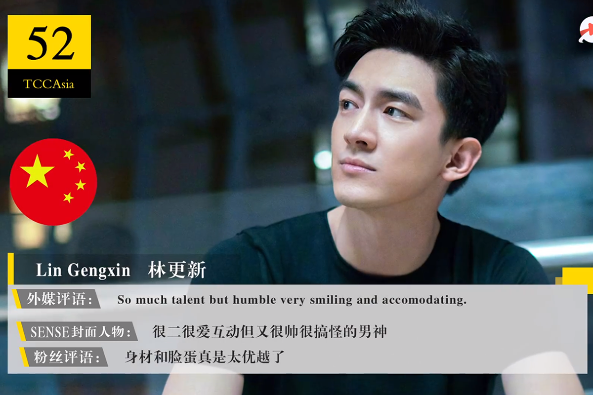 男神|2020亚太区最帅100张面孔最全榜单，快来看看你的爱豆上榜了吗