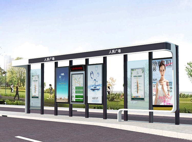 智能交通 太阳能候车亭灯箱安装注意要点