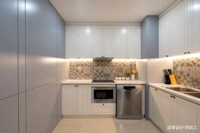 过目不忘的3口之家,96㎡讲究实用,电视墙做高柜,漂亮又大气