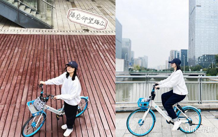 Nina昵娜 董洁逛菜市场！穿卫衣配牛仔裤角落啃红薯，少女打扮不像家庭主妇