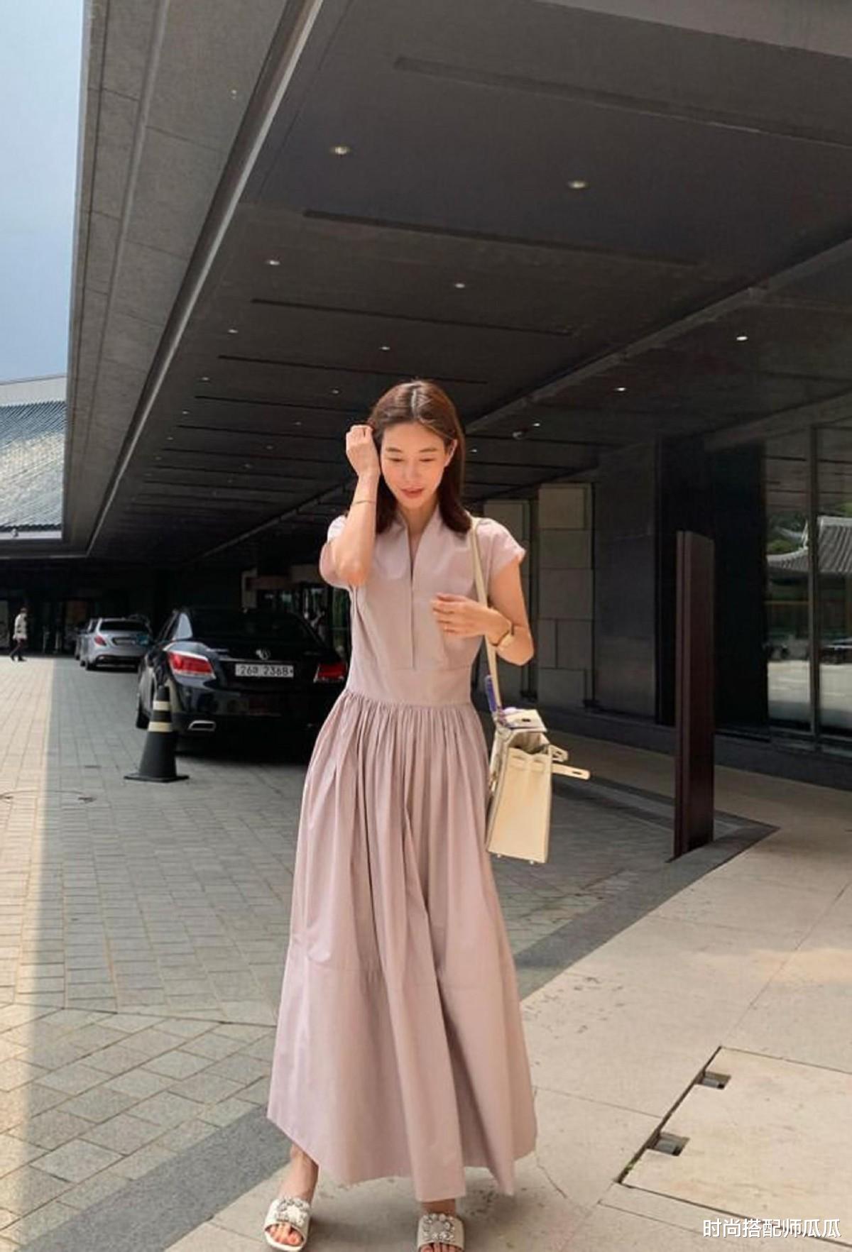 时尚搭配师瓜瓜|?真正见过世面的女人，穿裙子都离不开这3个颜色，美得高级有气质