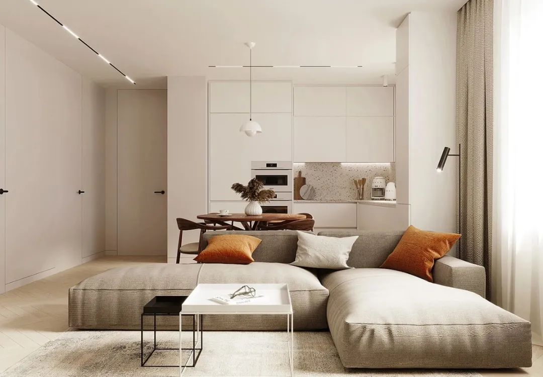 装修效果图 | 74㎡简约装修，呈现二居室的独特韵味