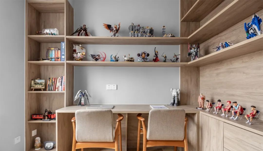 128m2三室混搭风,论老破小变轻复古搭配,我只服他家!