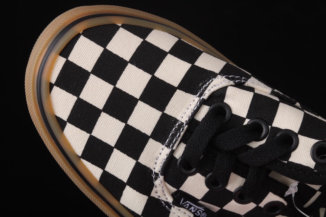 莆田鞋匠|Vans Authentic 黑白棋盘格休闲板鞋