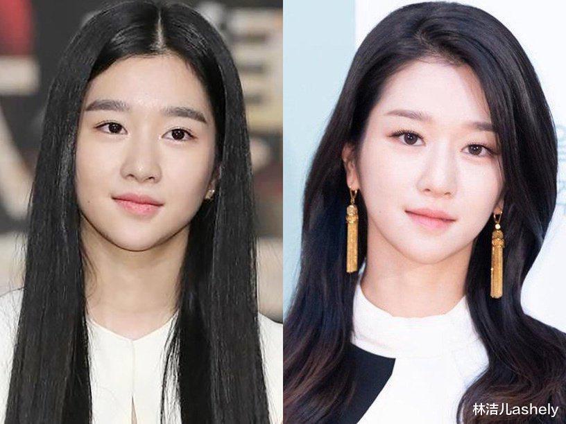iu|韩国女星也在用换眉形来提升颜值？IU断眉飒气，秀智弯眉修饰脸型