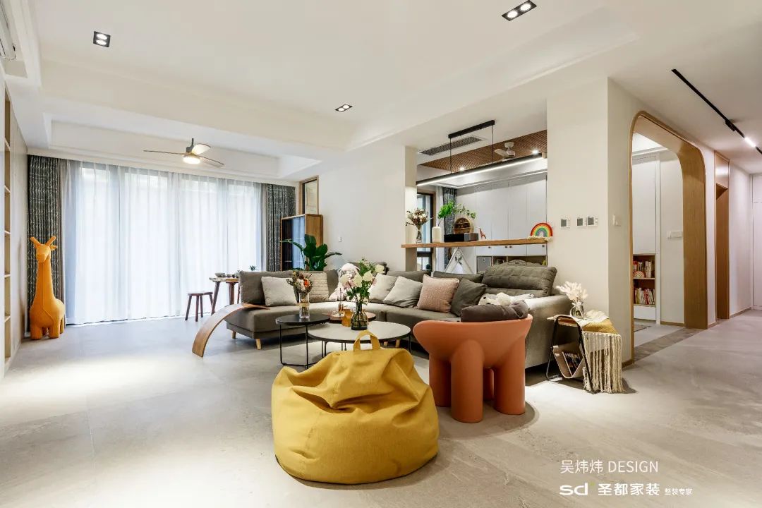 看圣都家装这6套高质量北欧风家装实景案例,经典、舒适又自然