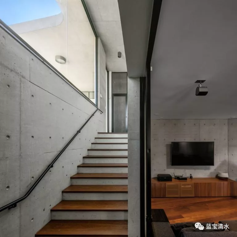混凝土|蓝宝清水 | 忍不住分享—混凝土楼梯造型设计