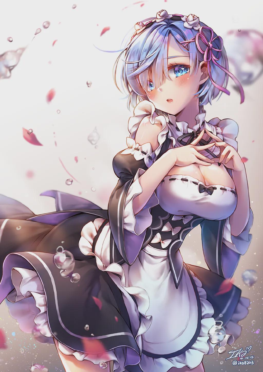 画师|动漫美图：韩国画师IKA的插画作品
