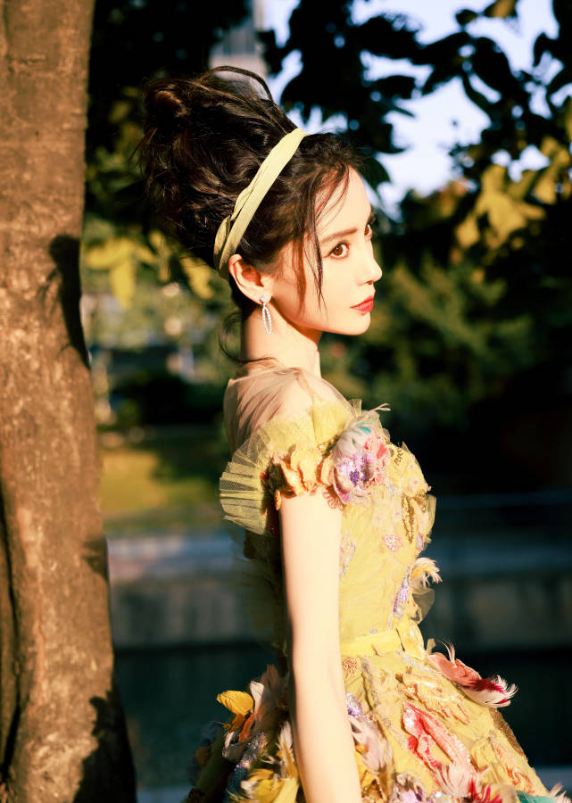 Angelababy|杨颖花仙子造型，美的就像花儿一样