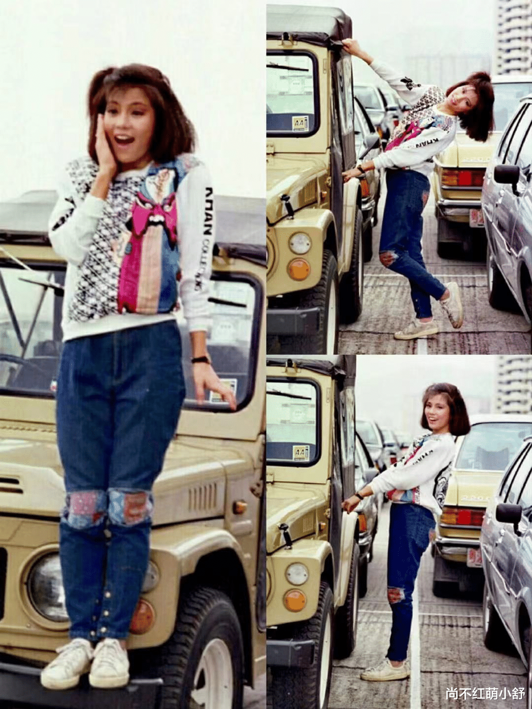 尚不红萌小舒 时尚就是一个圈,翁美玲的造型告诉我们“再过30年,也不如她潮”