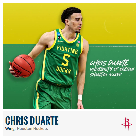 火箭队|美媒最新预测!火箭选中凯德坎宁安+小克莱汤普森+小斯科拉