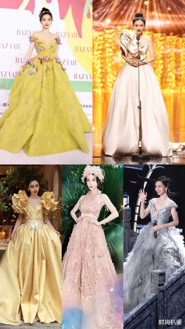 美丽|年内高定盘点,赵丽颖6套杨幂10套唐嫣2套,baby大牌高定穿不停