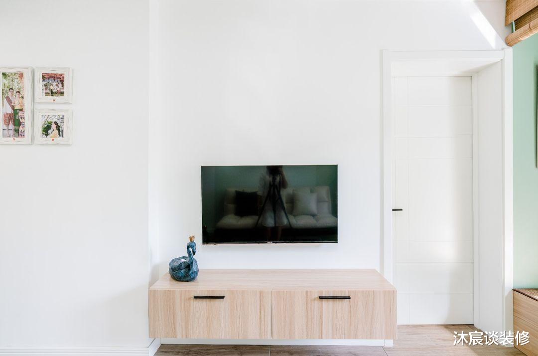 榻榻米|50㎡的婚房，虽然是小了点，但到处清新大方，藏不住的甜蜜与幸福