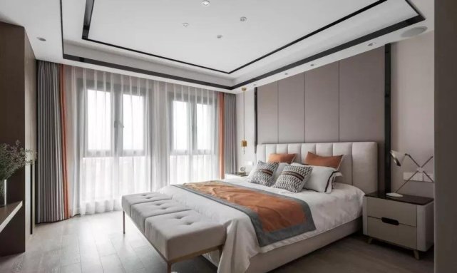 131平高级灰现代轻奢风四居室,高级灰也能成温馨格调的婚房