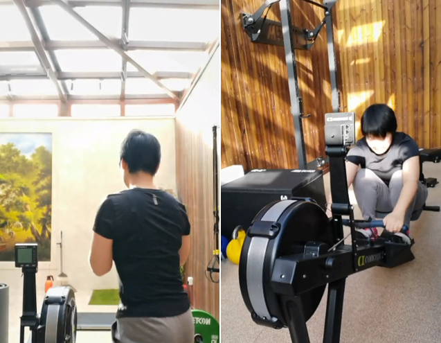 张艺兴|于谦42岁老婆健身太卖力！脸上汗水打湿头发，素颜出镜痘印好明显