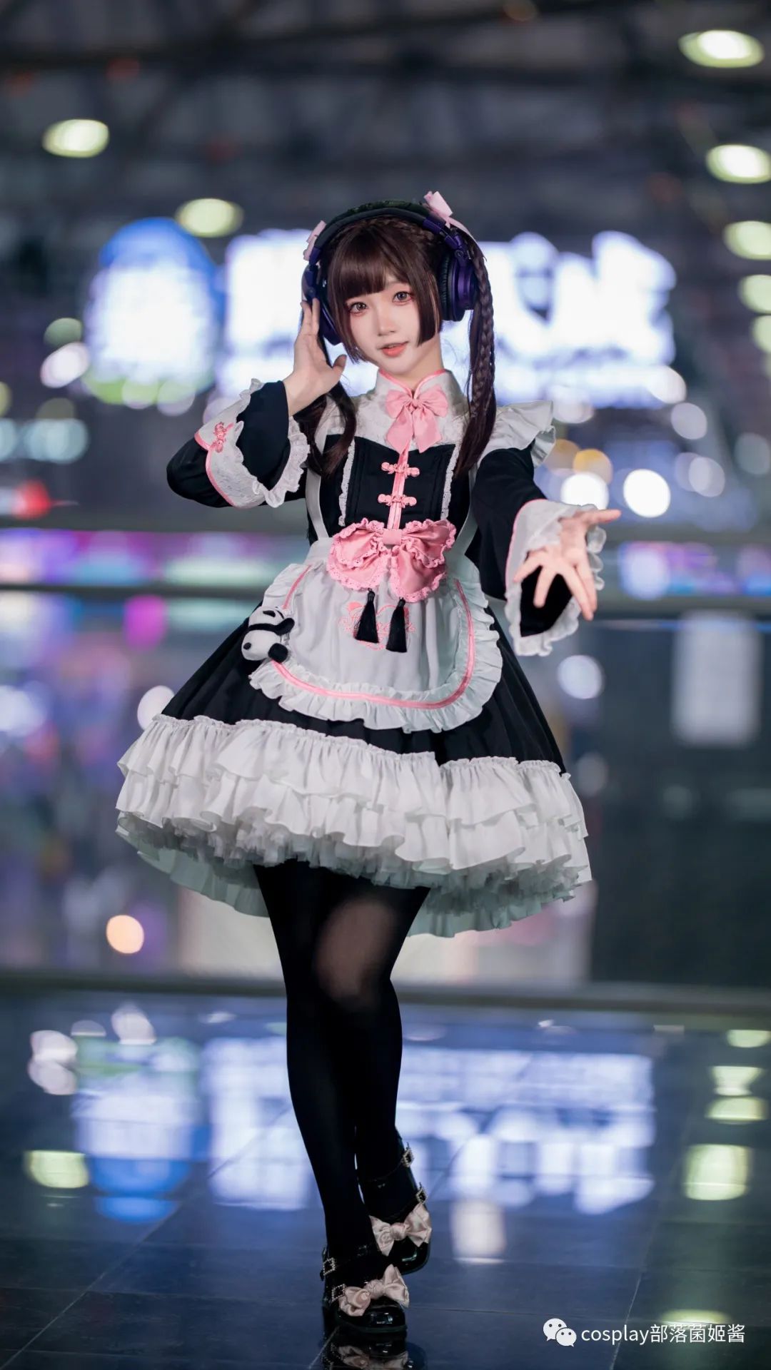熊猫|Lolita：中华风熊猫女仆