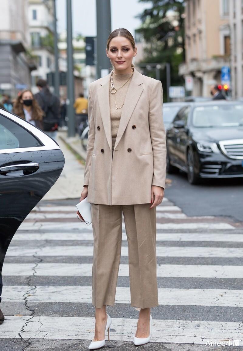 Ainee小屋 基础款的卡其色怎么穿出时髦感，搭配西装复古高级，这几点很关键