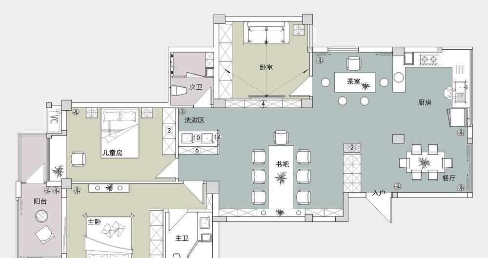 新帝雅|福州夫妻装修思想真的很前卫，“去客厅”的设计真的很实用，佩服