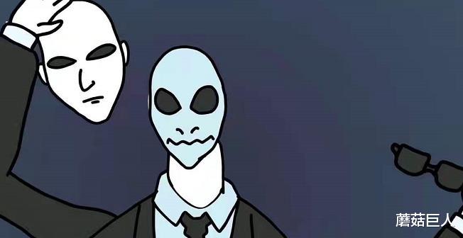 UFO 奇怪的东方光头人,真实的仿人类黑衣人,外星黑眼人不是传说