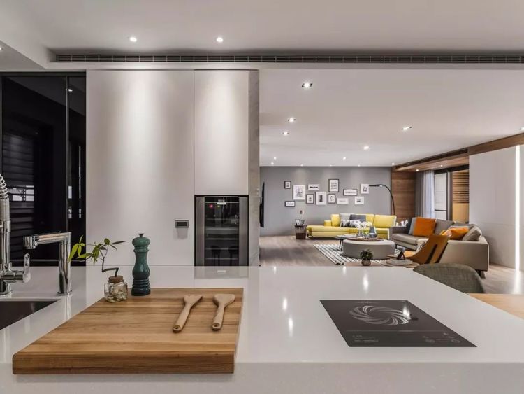 黄与灰的碰撞,现代简约的美永远让人心动!