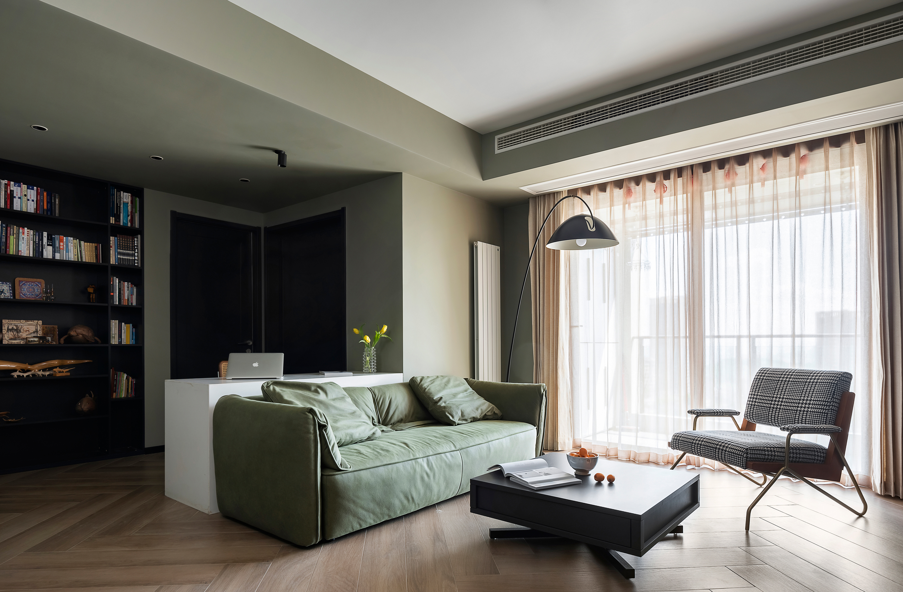 |99㎡个性北欧风，气质稳重，氛围轻松，不错的居家休闲空间