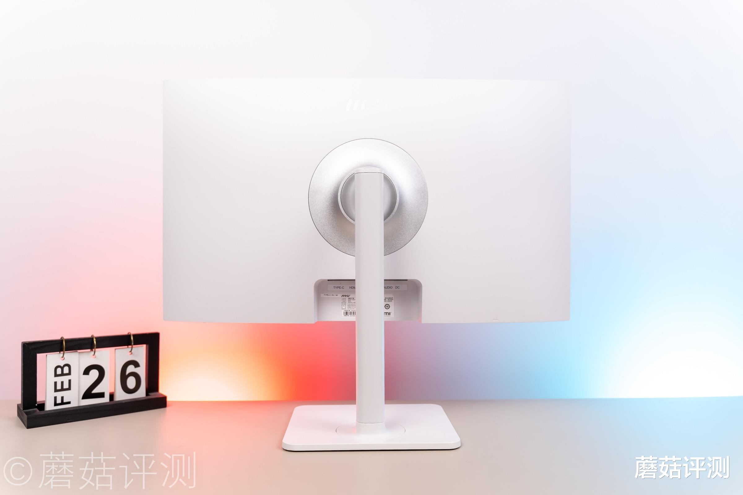 显示器|外观精致，功能强大、微星27英寸IPS家用办公MD271PW显示器 评测