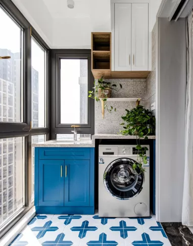 125平混搭风三口之家，一个颜色是一个区域！