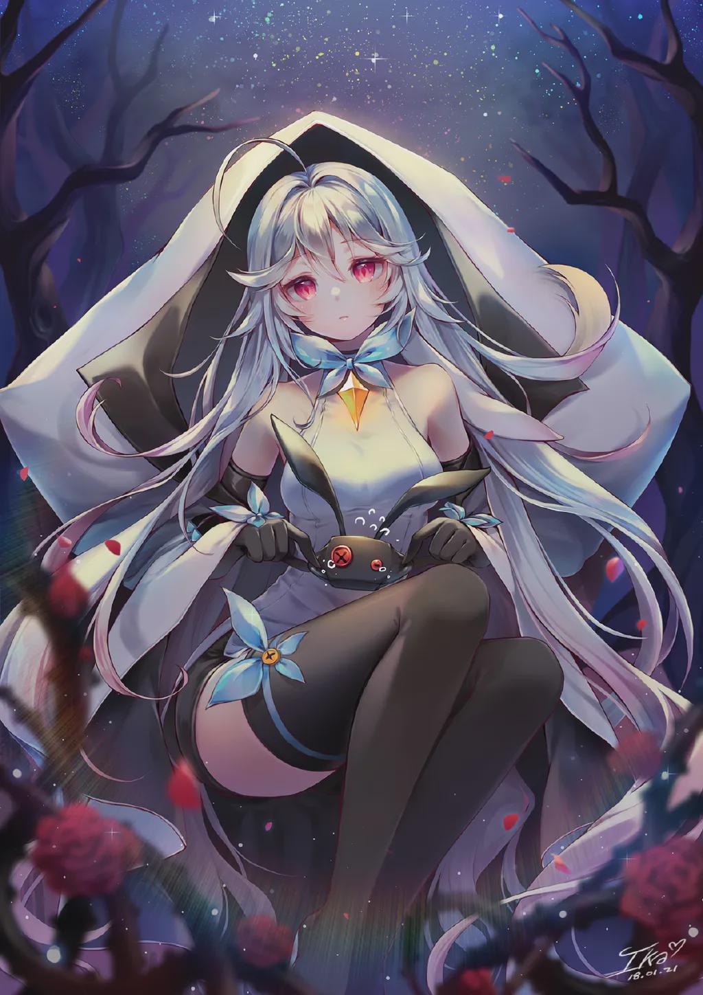 画师|动漫美图：韩国画师IKA的插画作品