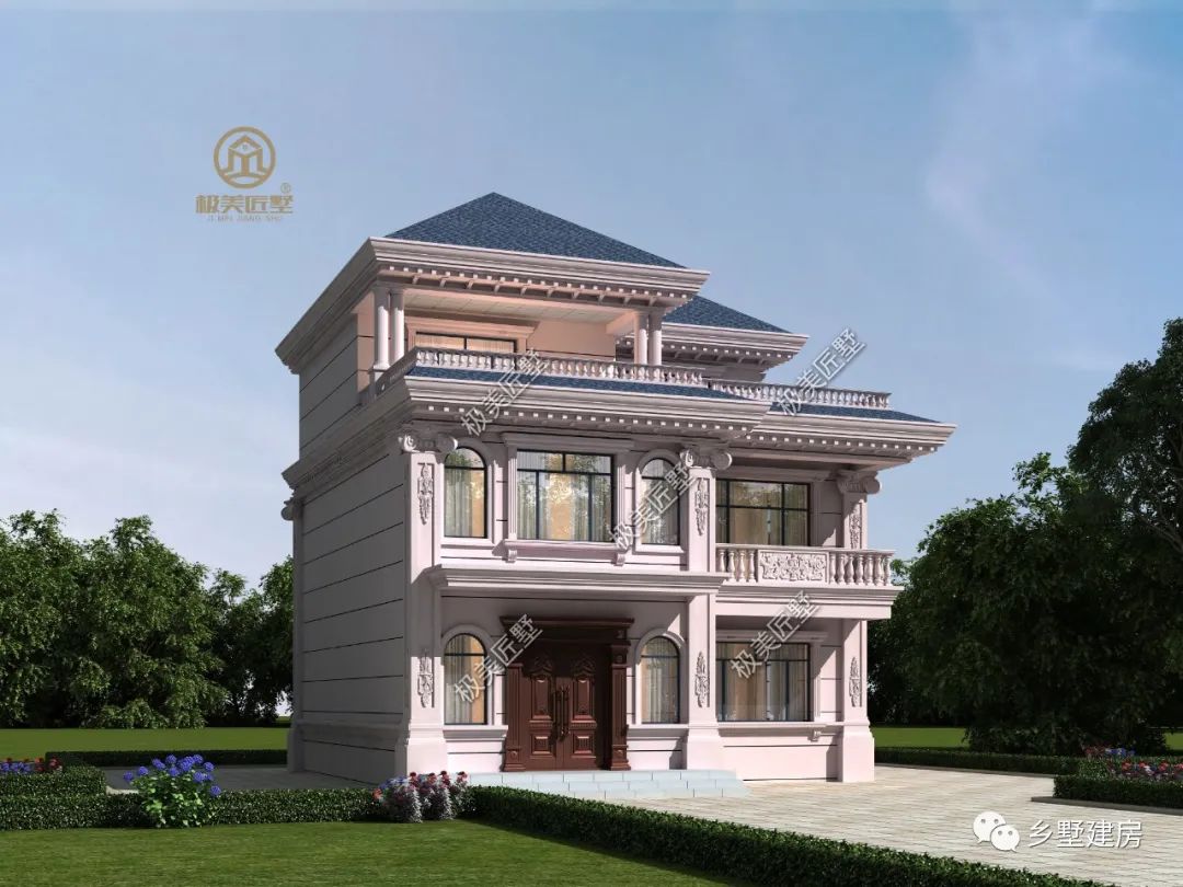 开间10米,教你建最美的欧式别墅