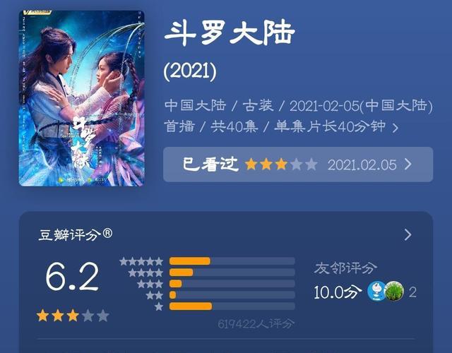 肖战|肖战《斗罗大陆》评分再跌，书漫粉被嘲无用，逆反纷纷开始护剧！