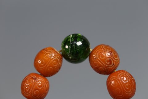 老蜜蜡|收藏精品! 老蜜蜡十八子手持, 天然老蜜蜡