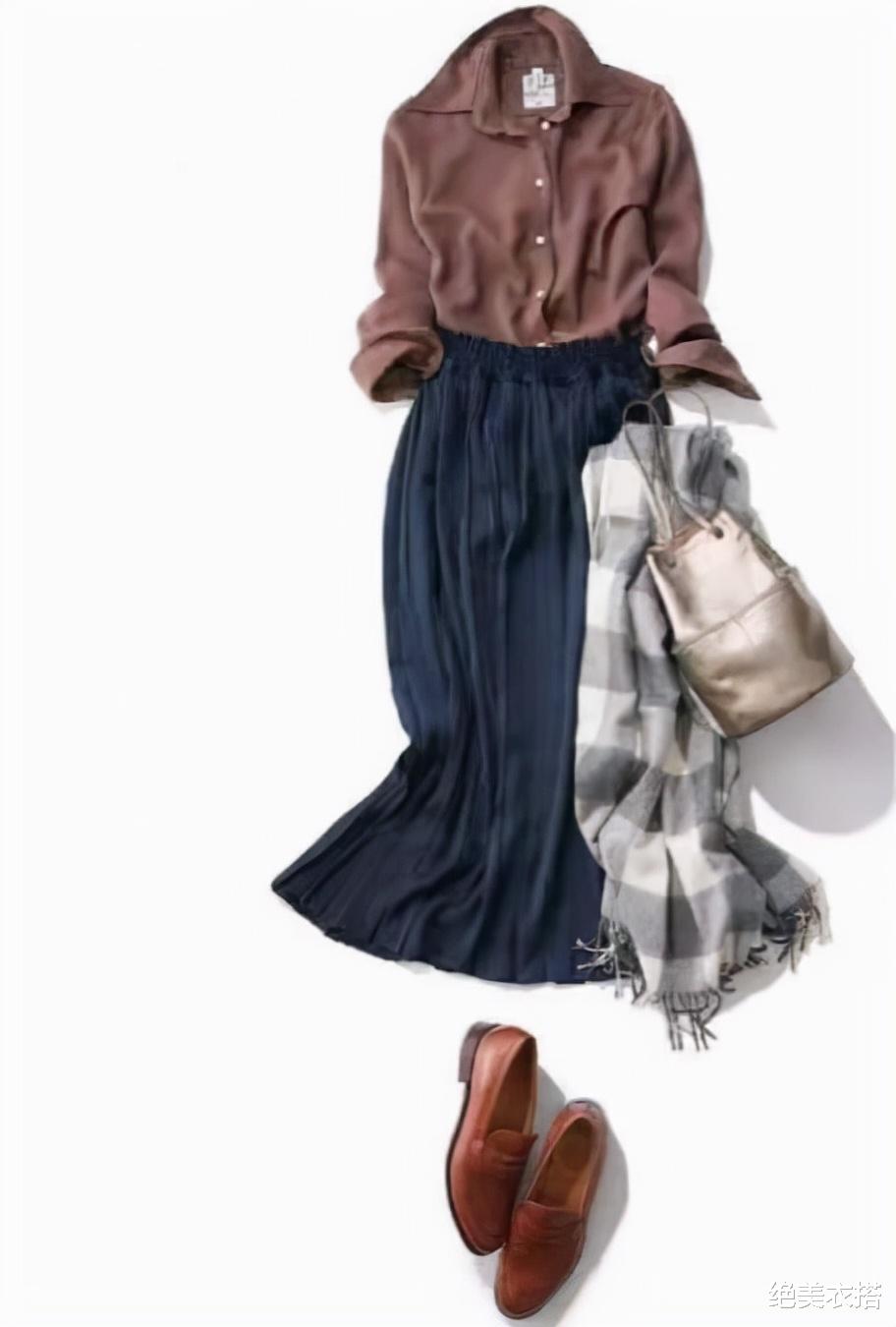 穿衣搭配|秋色正浓，办公室的裙子，如何穿得讲究？4款裙型、15套搭配速看