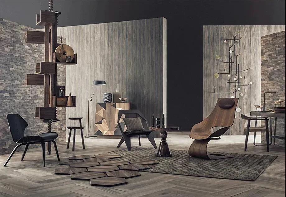 小三|木饰面板装出的高级感,井柏然家的工业风也得自叹不如!