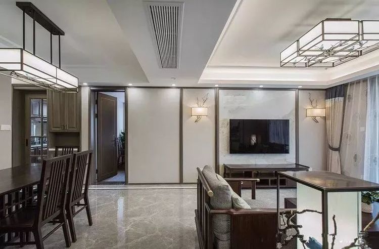 客厅连着餐厅,如何去分割空间呢?