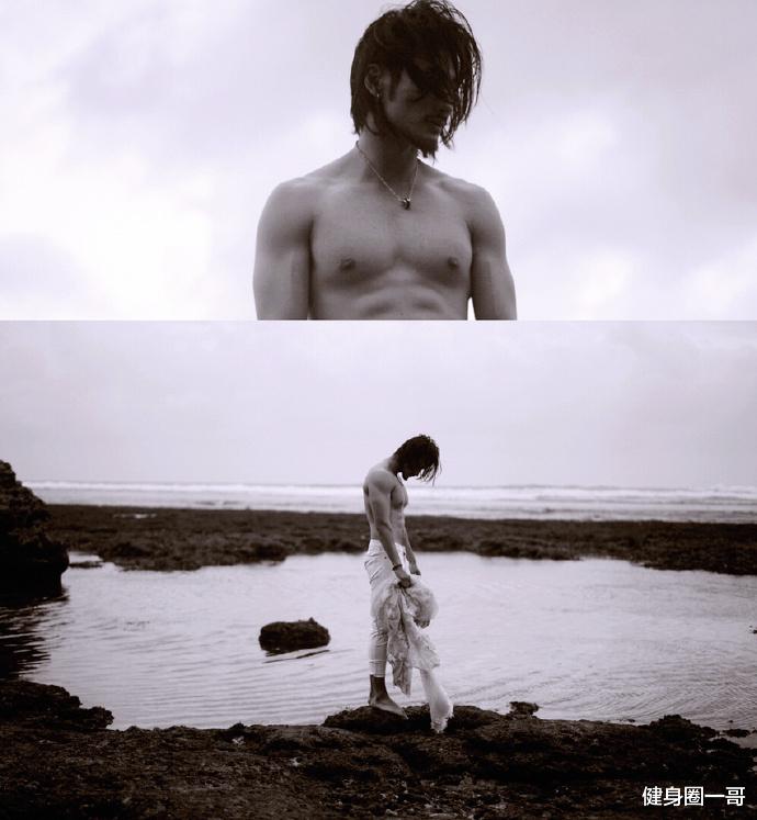 健身圈一哥 型男模特爱健身,头发飘逸胡须浓密鼻子高挺,满身肌肉荷尔蒙爆棚!