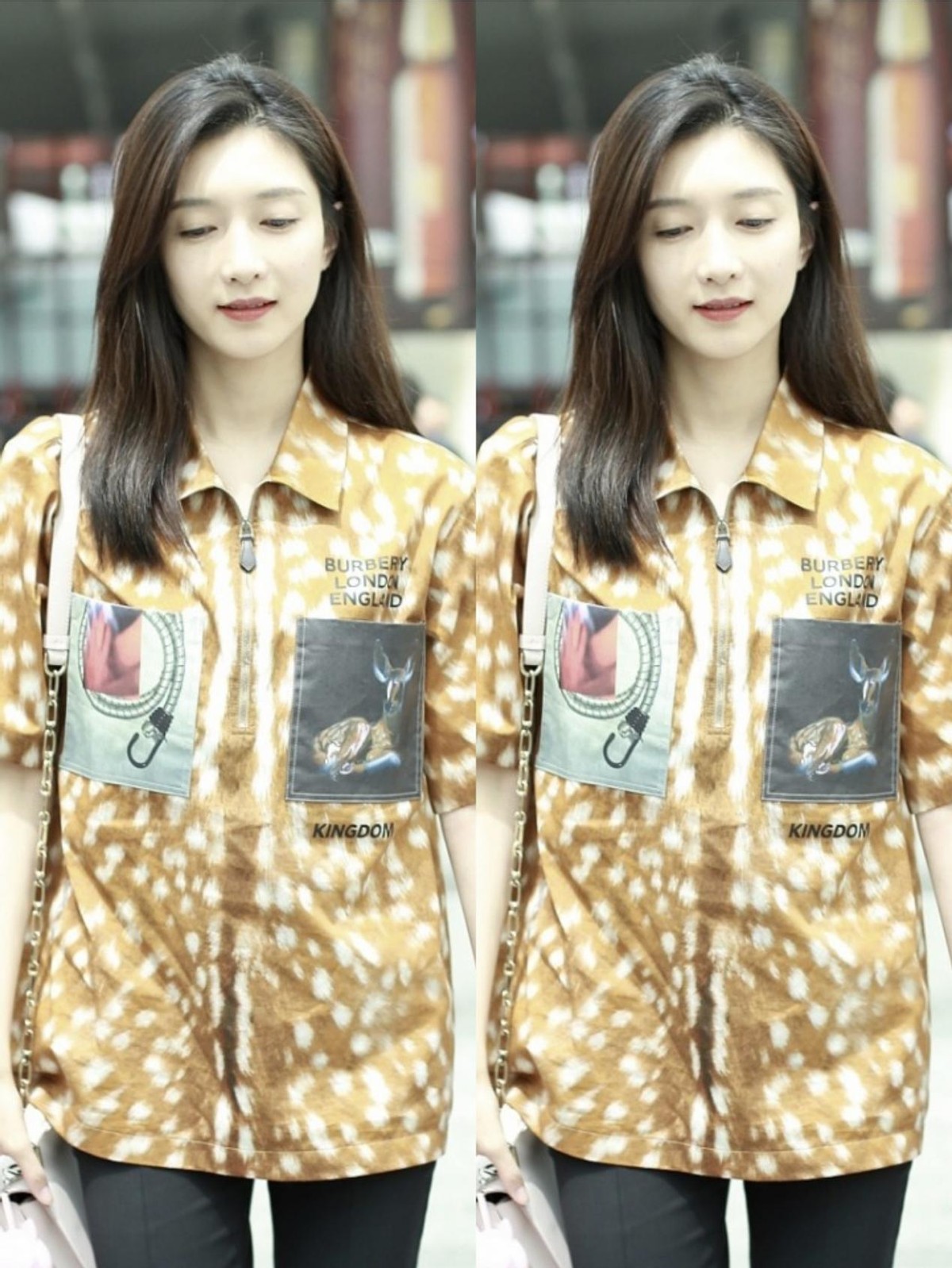 白小白的衣橱|真服了江疏影的衣品，长得挺有古典气息，穿着花哨衬衫却挺接地气