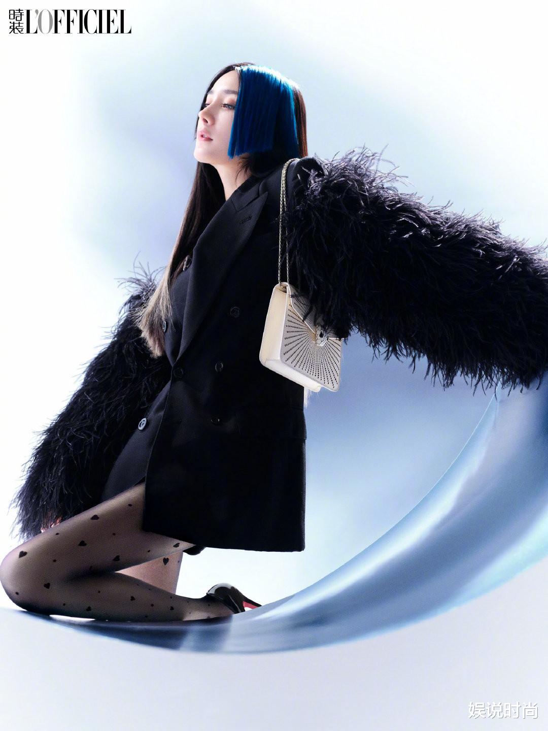 杨幂|杨幂连续两年登上时装杂志开年封面,新造型又美出了新境界