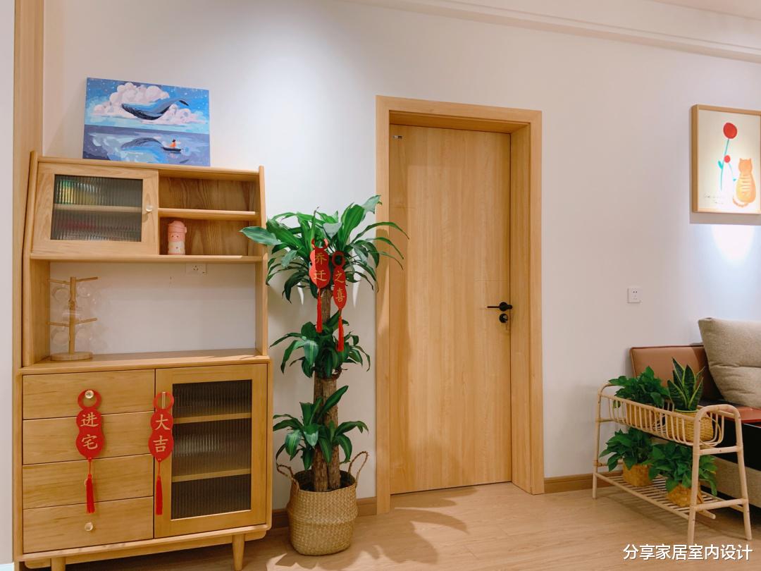 分享家居室内设计|她家原木日式风格新房,全屋温馨又舒适,无主灯的设计很喜欢!