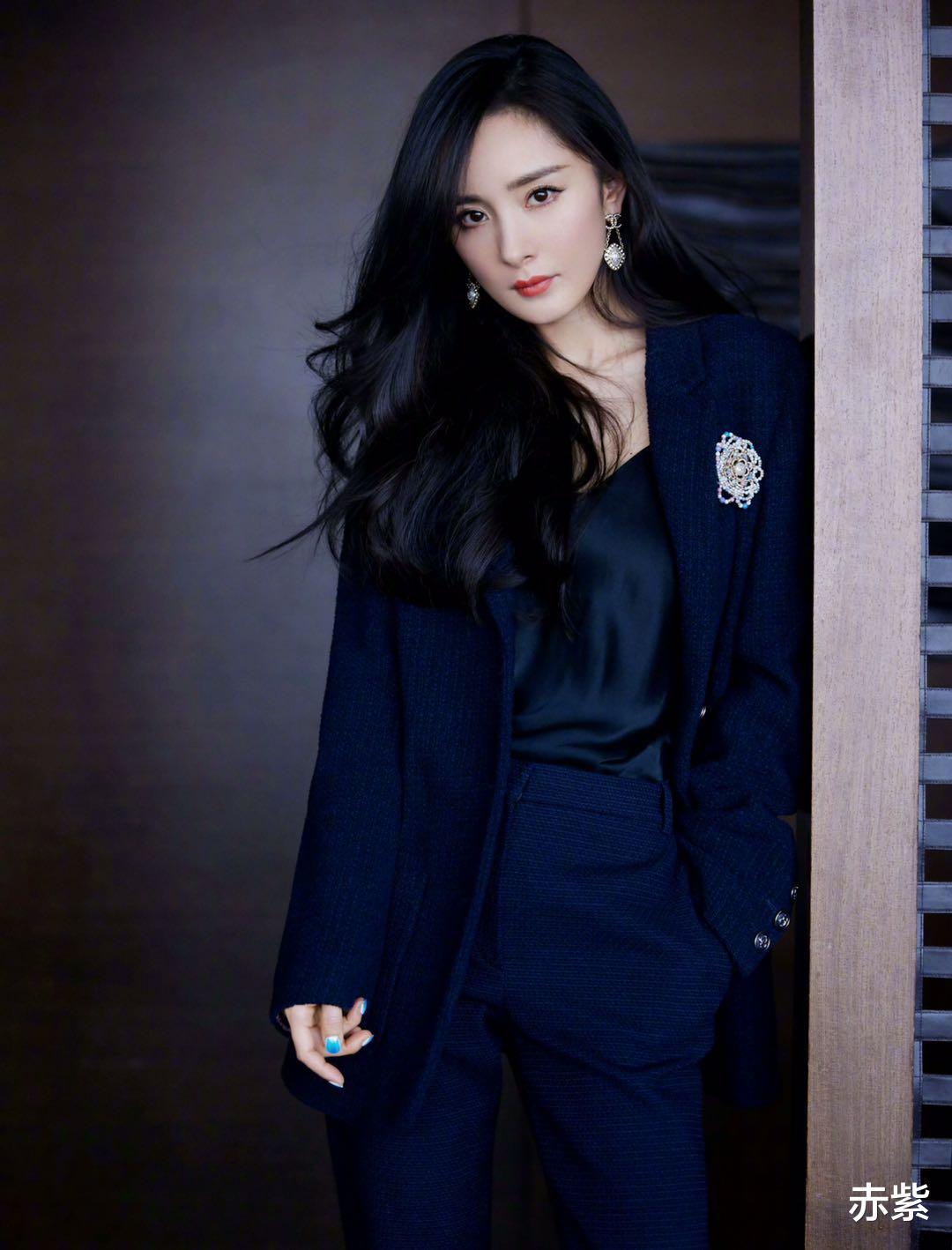 穿衣搭配|杨幂穿搭再度上线，这一身西装穿得高级