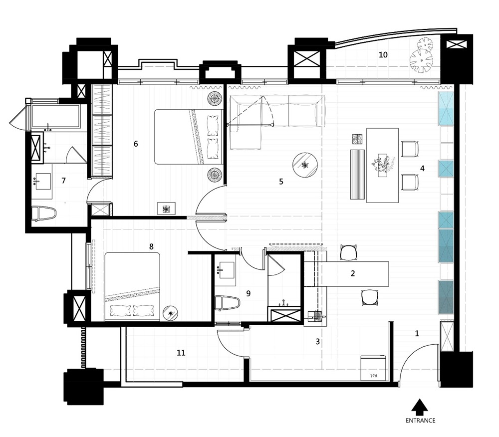 装修设计大全 90㎡艺术感性的装修风格！这样温馨舒适环境待多久都不会腻！