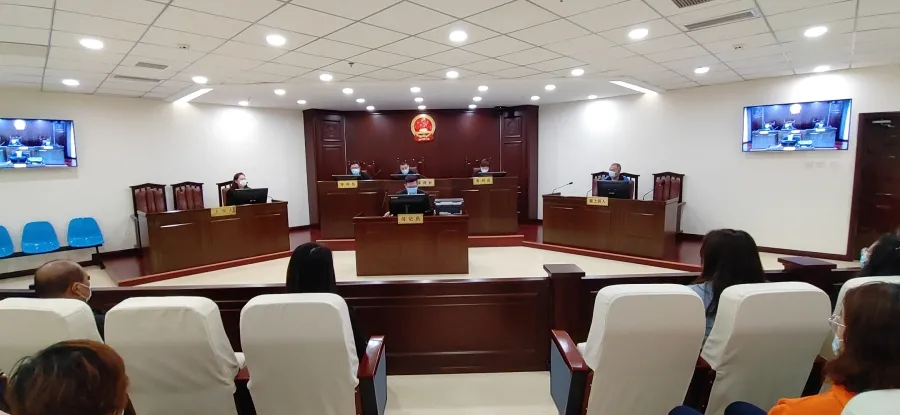 经贸视点 晋中中院：旁听庭审，为社区人员上好法治课