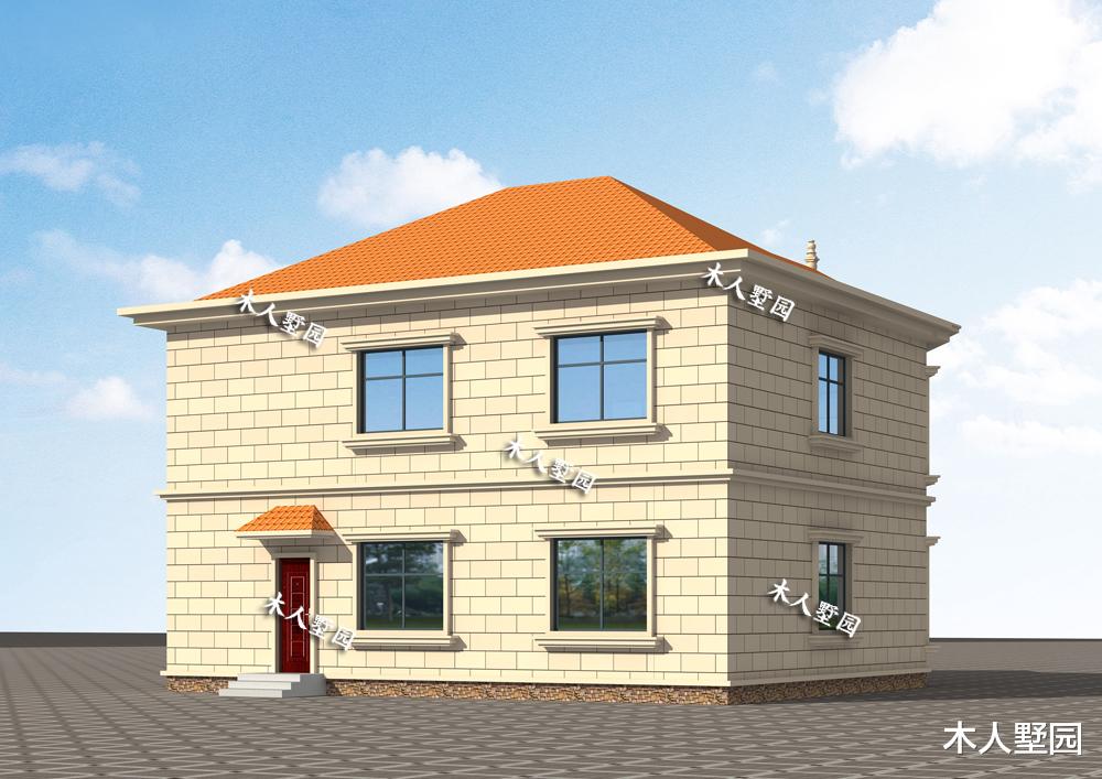 |13.3×12.2米农村别墅,7间卧室设计,爸妈还不满意就只能建三层了