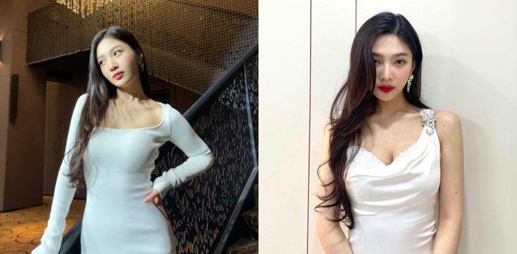 只一人|极致S曲线！RedVelvet Joy紧身洋装，现身新剧《只一人》记者会