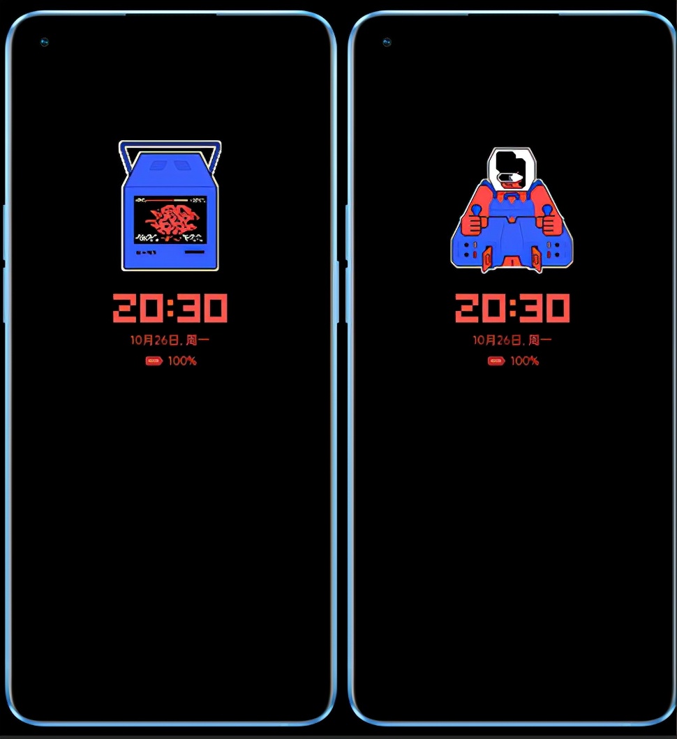 程序员|联手当代像素艺术家ColorOS《未来驱动器》息屏主题视觉冲击拉满